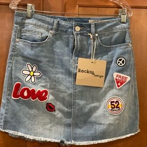 Rocks & Indigo Skirt NWT